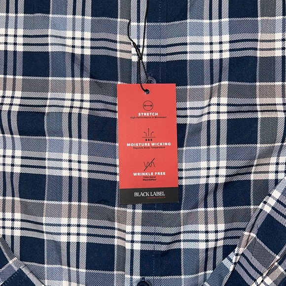 Black label dress shirt. Size XL. NWT - Picture 3 of 5